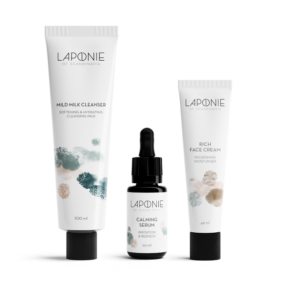 Basic Routine for Dry Skin with Calming Serum - Laponie of Scandinavia