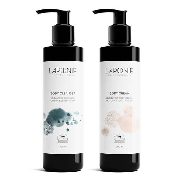 Body Cleanser + Cream Set - Laponie of Scandinavia