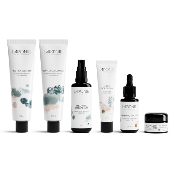 Full Double Cleanse Routine for Sensitised & Reactive Skin - Laponie of Scandinavia