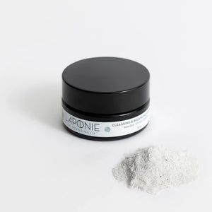 Laponie Cleansing and Balancing Powder with sample of powder