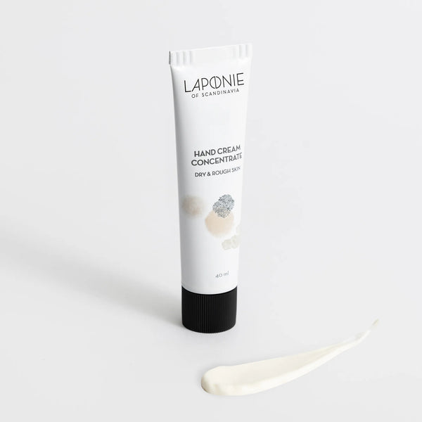 Laponie Hand Cream Concentrate with cream swatch