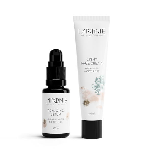 Bright + Cream Set for Oily/Combination Skin - Laponie of Scandinavia
