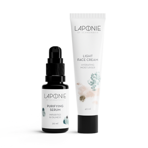 Pure + Cream Set for Oily/Combination Skin - Laponie of Scandinavia